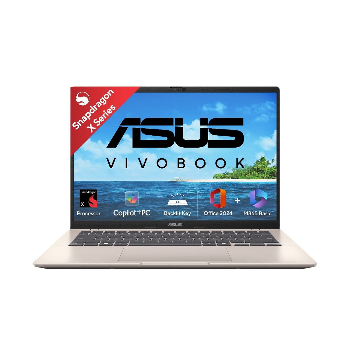 ASUS Vivobook 14 14" FHD+ Copilot+ Laptop — Snapdragon X — wholesale from Devin Tech Inc.