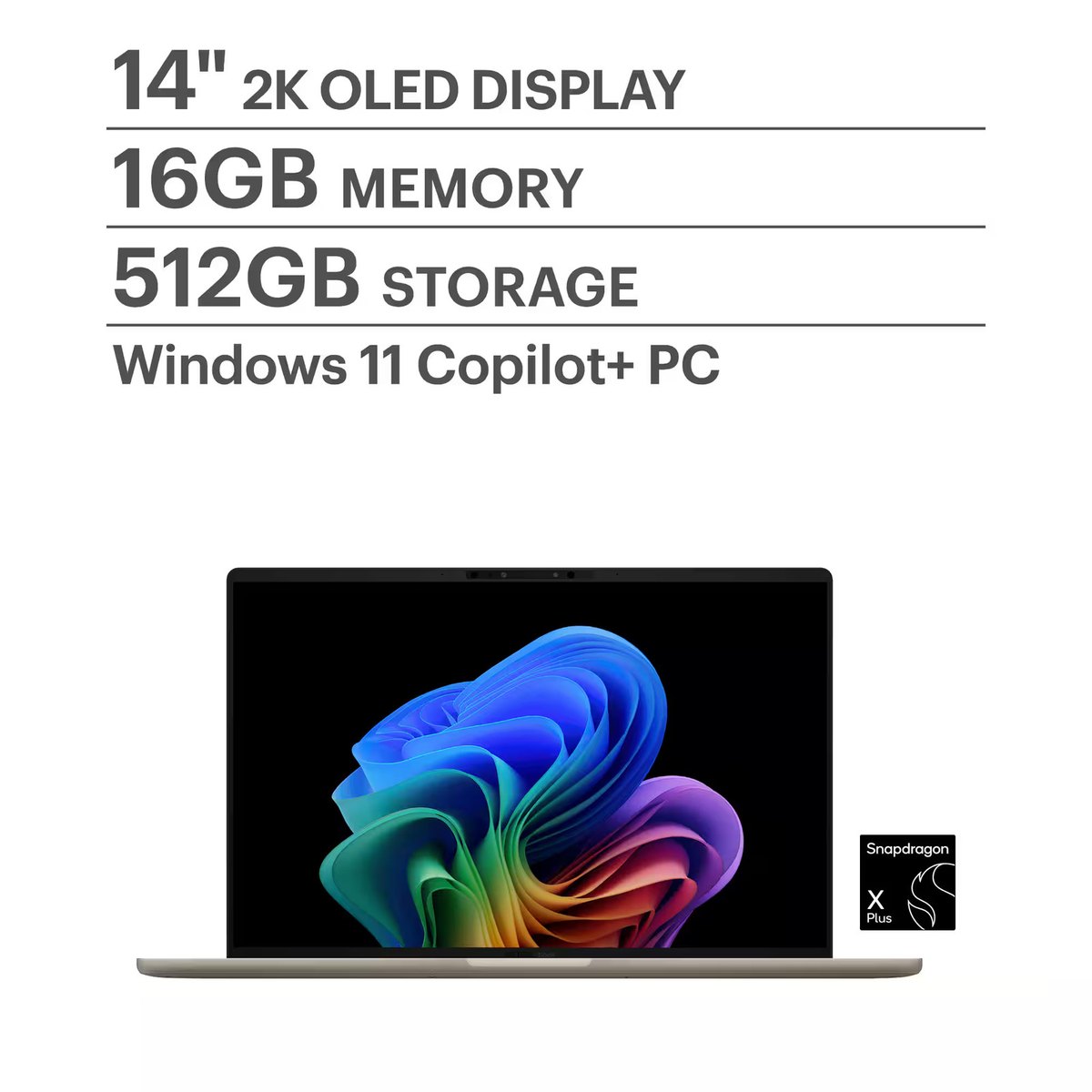ASUS Zenbook A14 14" FHD+ OLED Laptop Copilot+ PC — wholesale from Devin Tech Inc.