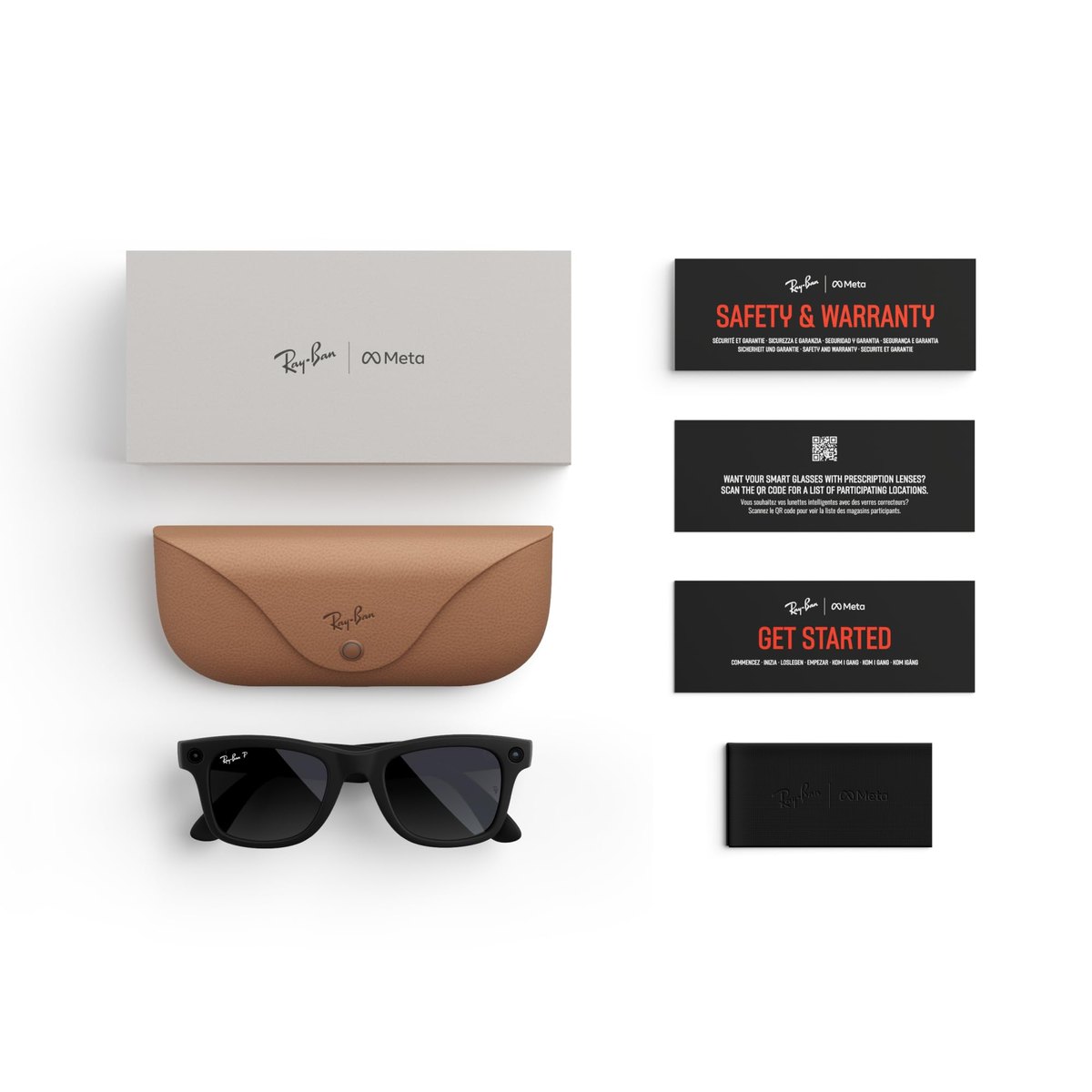 Wayfarer Large (Gen 1) Polarized Gradient Graphite Lenses — wholesale from Devin Tech Inc.