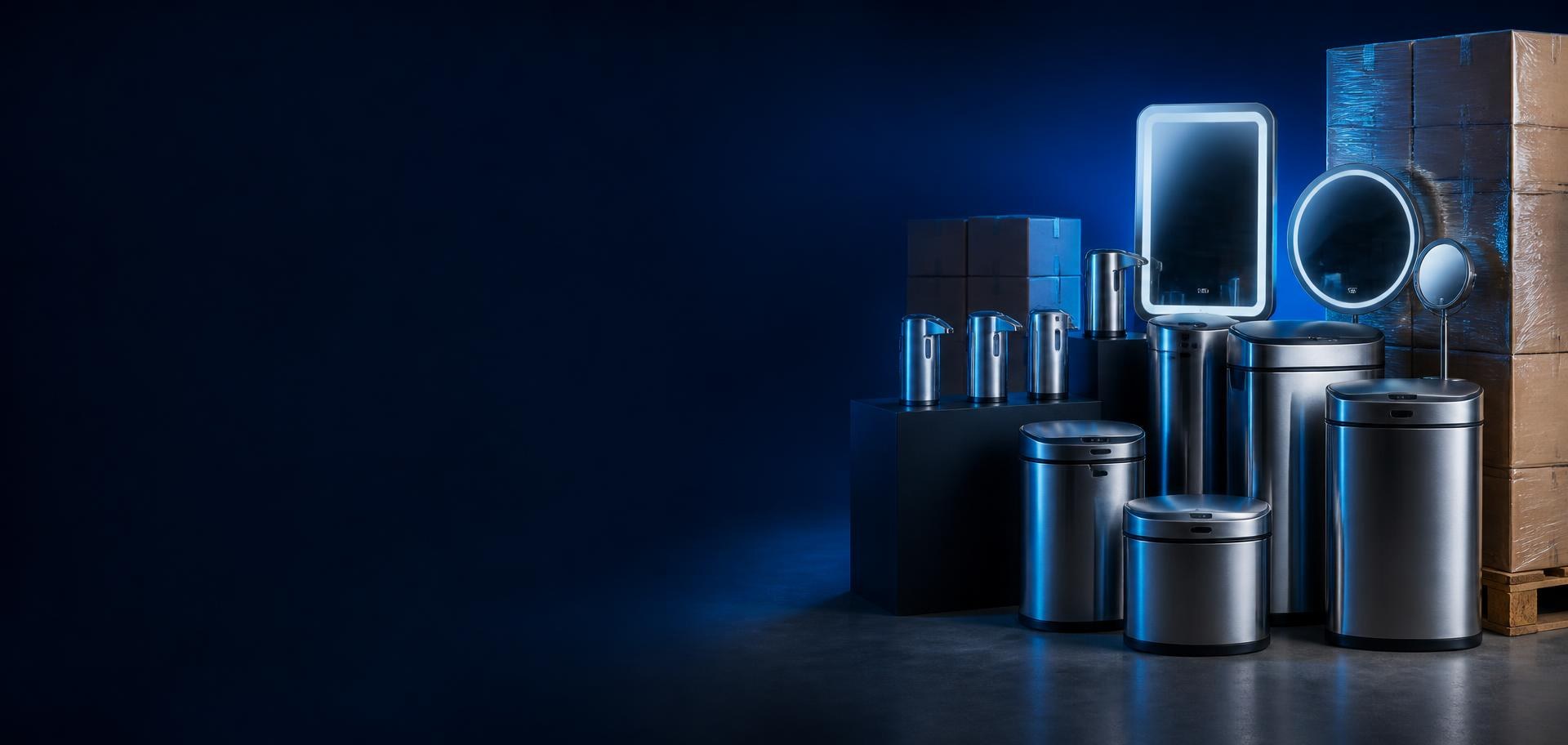 Wholesale simplehuman sensor bins, soap dispensers and lighted mirrors
