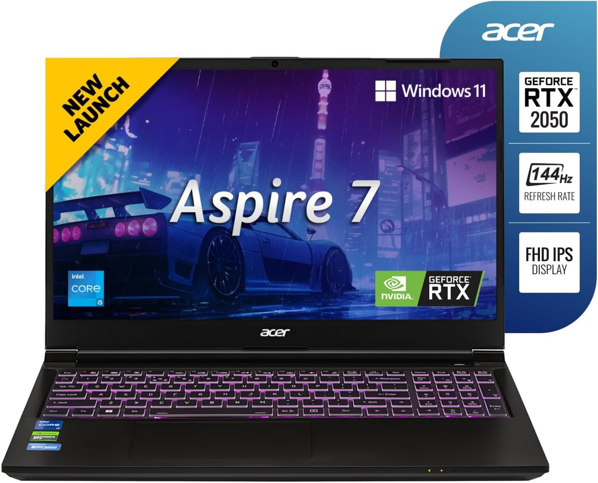 Acer Aspire 715-79G Gaming Core 7 240H 16GB 512GB SSD RTX 3050 4GB — wholesale from Devin Tech Inc.