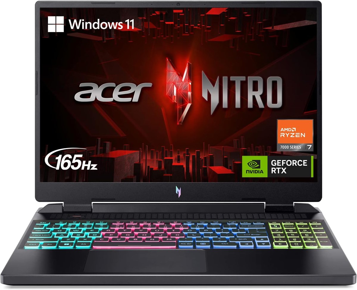 Acer Nitro V 16" Core 7 240H RTX 5060 16GB/512GB Obsidian Black — wholesale from Devin Tech Inc.