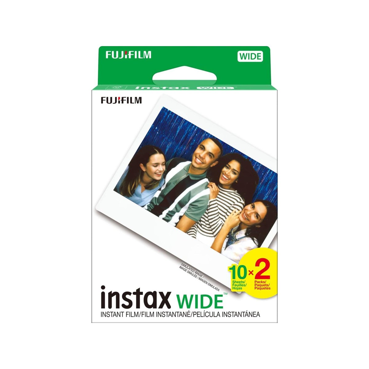Fujifilm INSTAX WIDE Instant Film Twin Pack - 20 Exposures — wholesale from Devin Tech Inc.