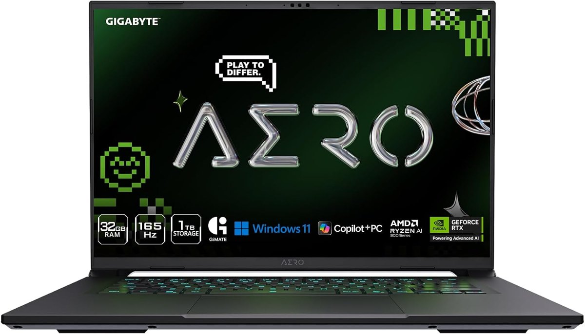 GIGABYTE AERO X16 16" - Ryzen AI 7 350, RTX 5060, 32GB RAM, 1TB SSD, Space Gray — wholesale from Devin Tech Inc.
