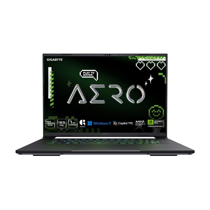 GIGABYTE AERO X16 Laptop — Ryzen AI 7 350 / RTX 5070 / 32GB / 1TB — alternate view, wholesale from Devin Tech Inc.