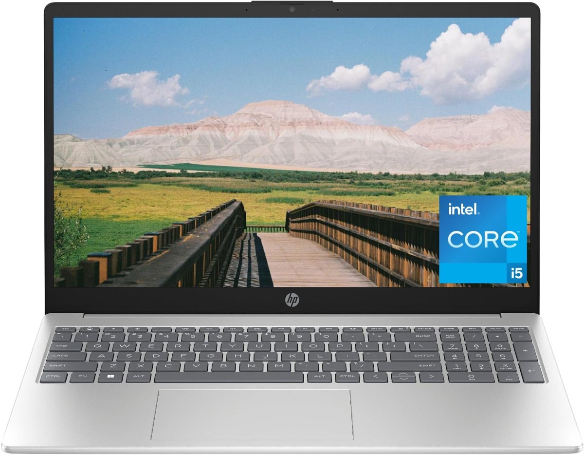 HP 15-fd2050wm 15.6" HD Laptop, Core Ultra 5 225U, 8GB/512GB, Natural Silver — wholesale from Devin Tech Inc.