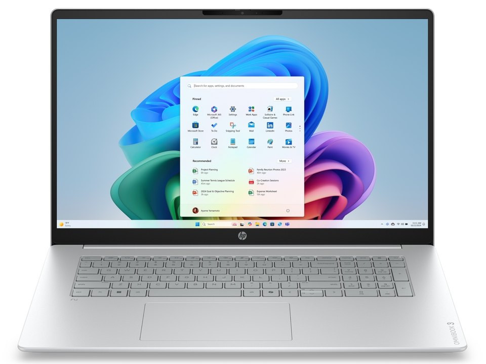 HP OmniBook 3 17.3" FHD Laptop, Core Ultra 7, 16GB/512GB SSD, Mica Silver — wholesale from Devin Tech Inc.