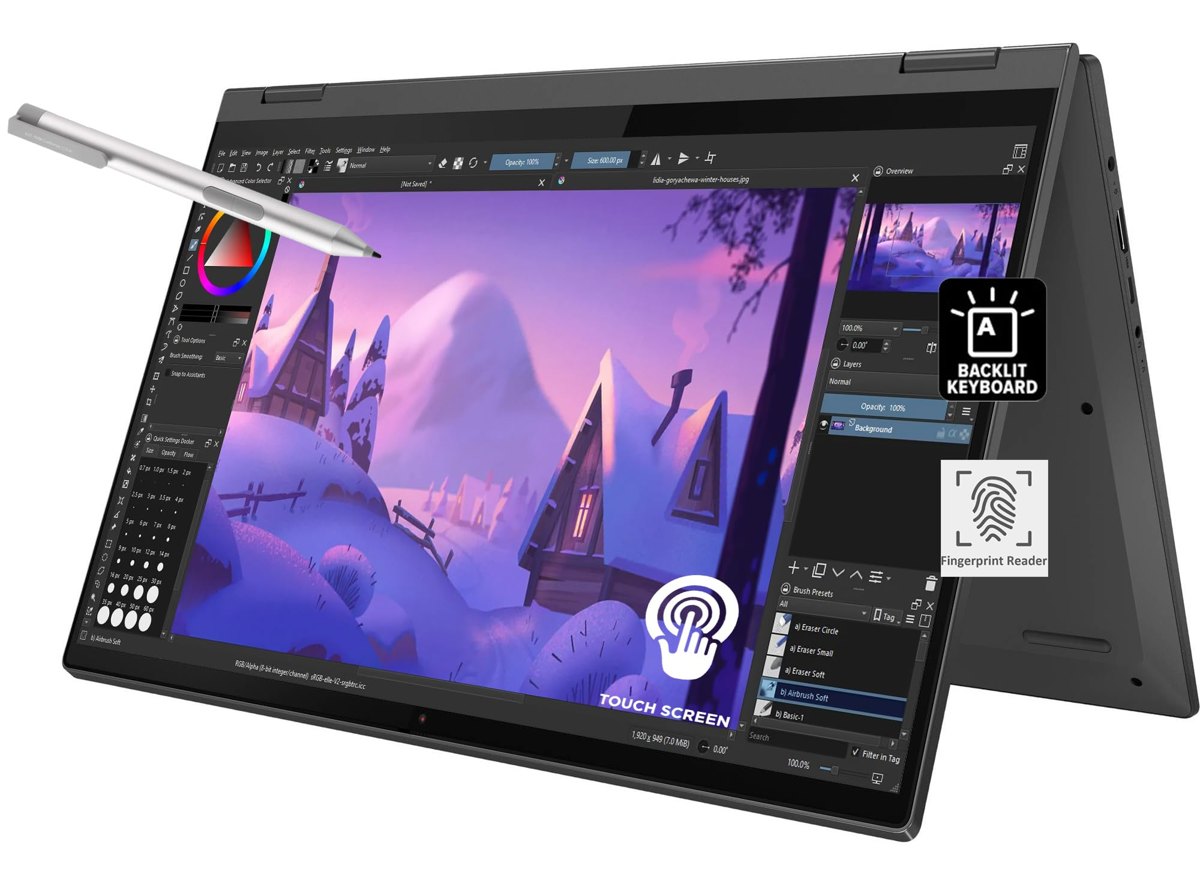 Lenovo IdeaPad 5i 16" 2-in-1, Core 5 120U, 16GB/512GB SSD, Luna Grey — wholesale from Devin Tech Inc.