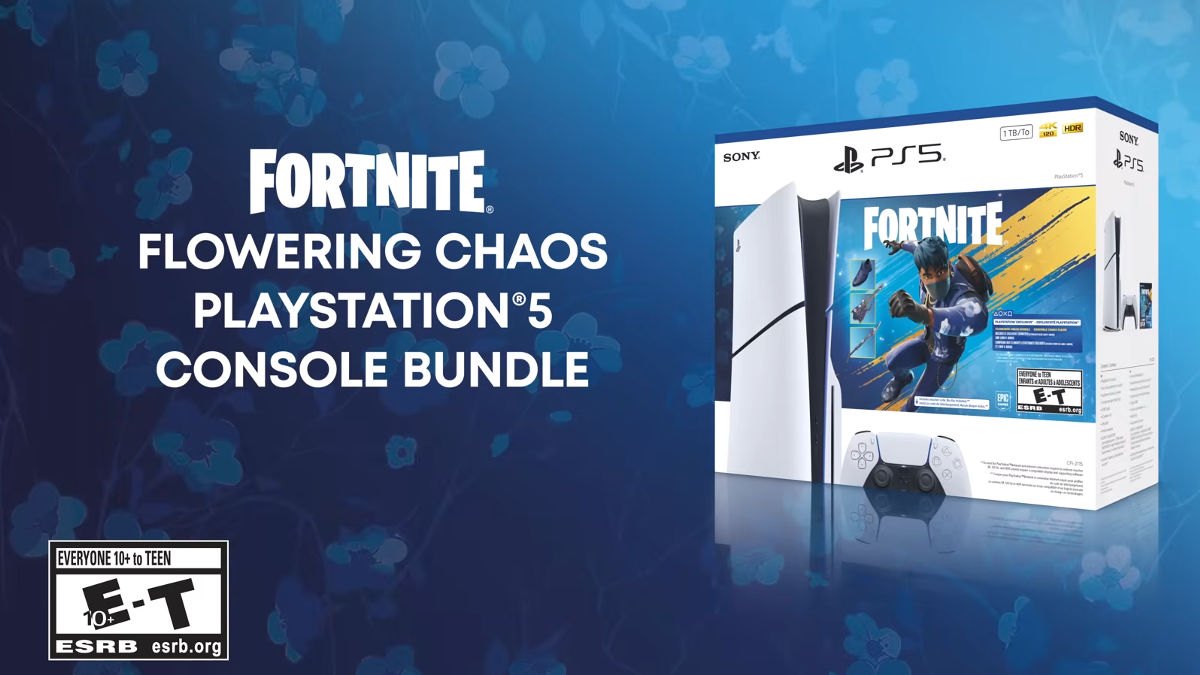 Sony PlayStation 5 Console 1TB – Fortnite Flowering Chaos Bundle — wholesale from Devin Tech Inc.