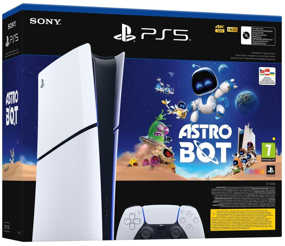 Sony PlayStation 5 Slim Console ASTRO BOT Bundle - White — wholesale from Devin Tech Inc.